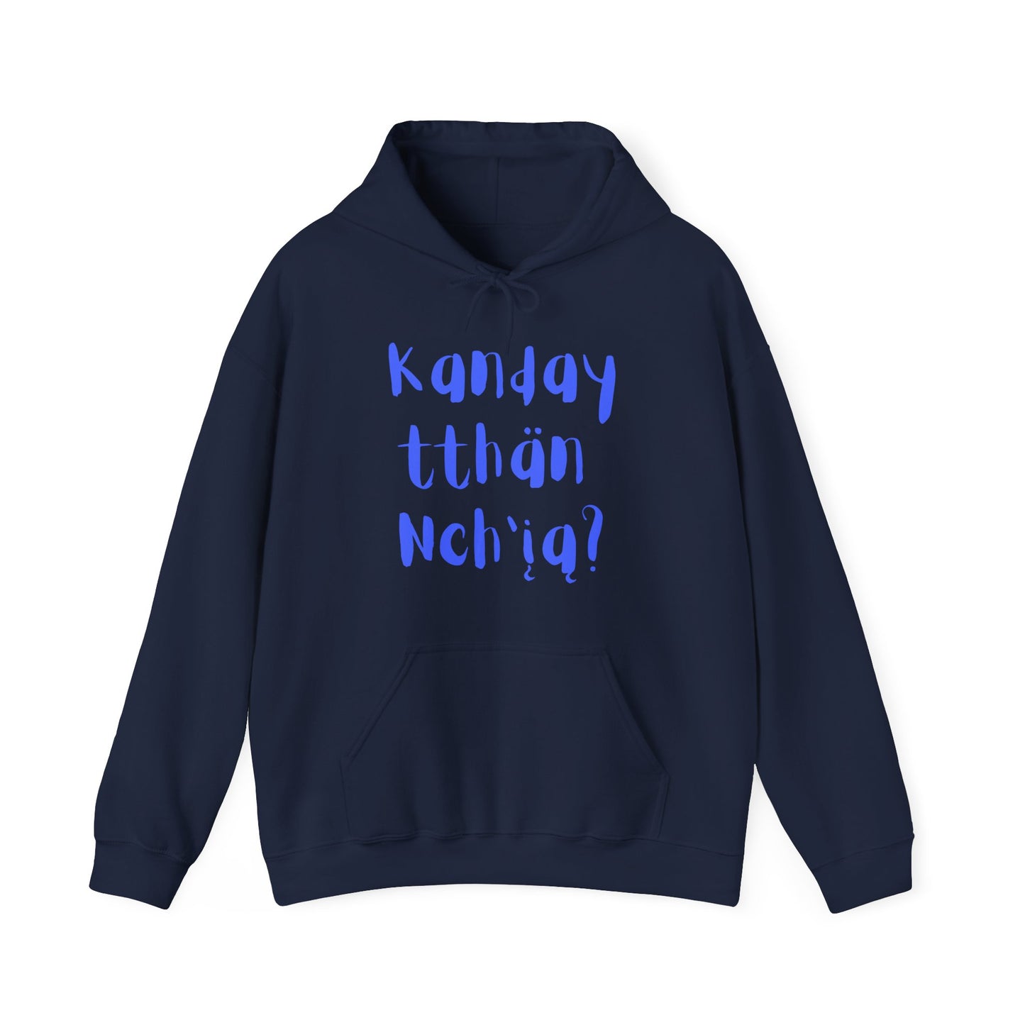 "Got Moose Meat?" Hoodie Blue Font