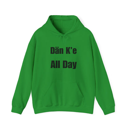 Dän K’e All Day Bold Hoodie Black Font