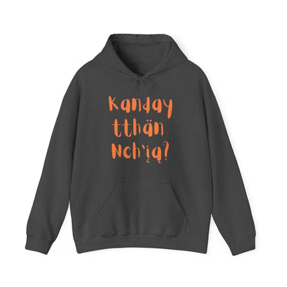 "Got Moose Meat?" Hoodie Orange Font
