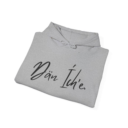 "I am Dän" Blue Flower Hoodie