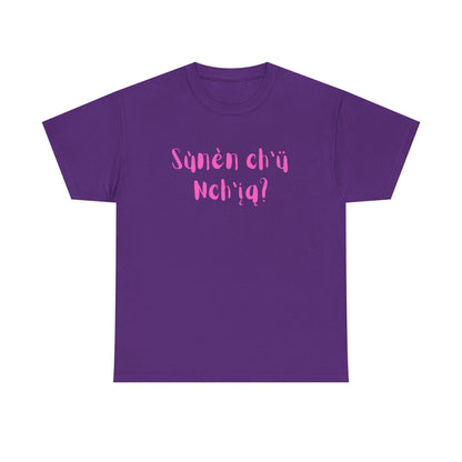 "Got Bannock?" Tee Pink Font