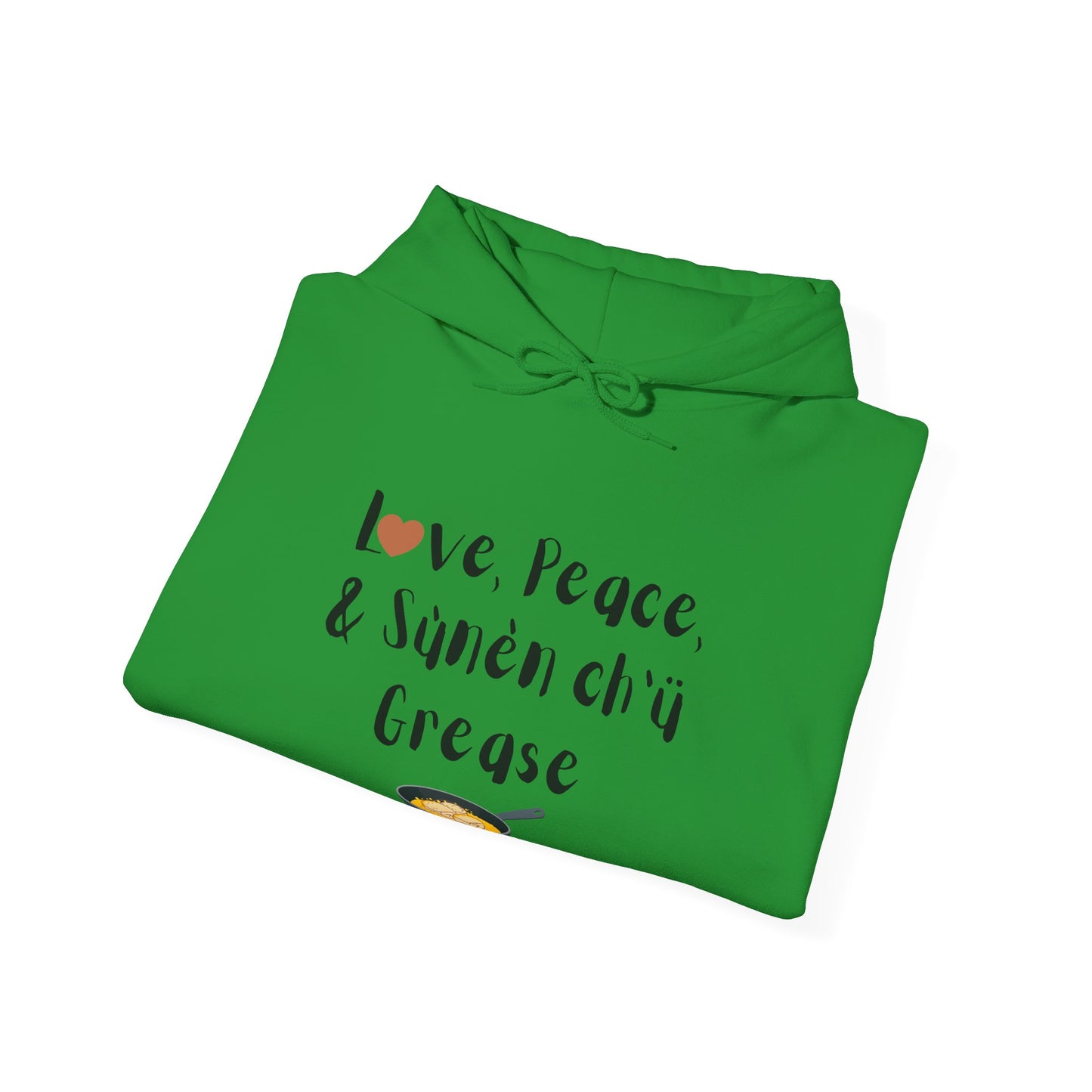 Love, Peace, & Bannock Grease Hoodie
