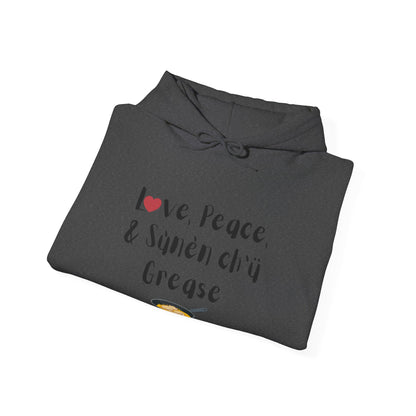 Love, Peace, & Bannock Grease Hoodie