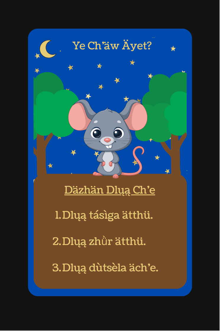 Ye Ch’äw Äyet? - Nena Card Deck