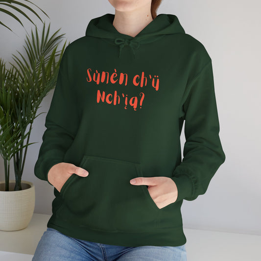 "Got Bannock?" Hoodie Orange Font