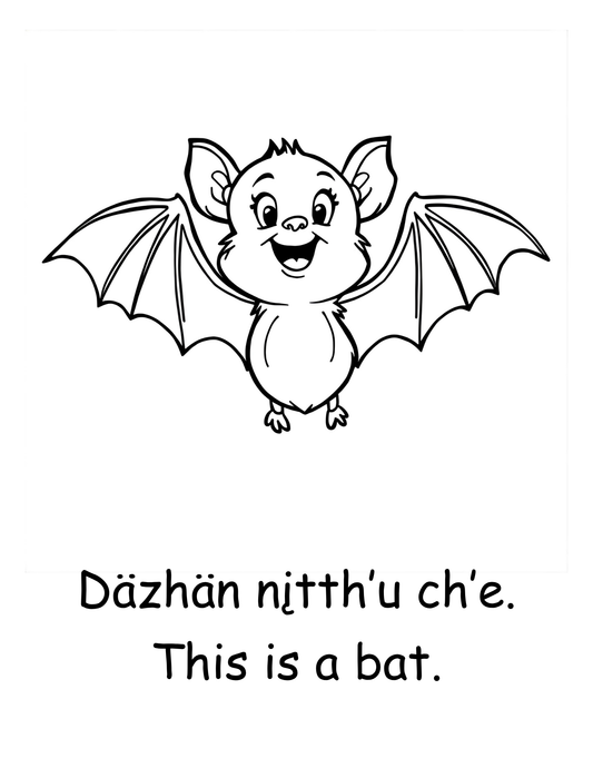 Dän K’e Halloween Colouring Pages - Digital Product