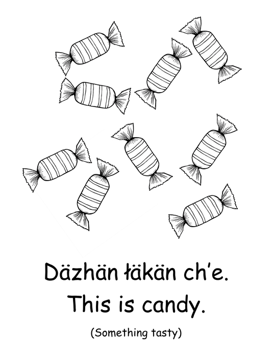 Dän K’e Halloween Colouring Pages - Digital Product
