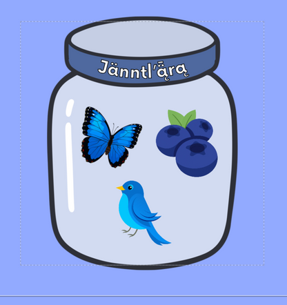 Colour Sorting Jars Flashcards