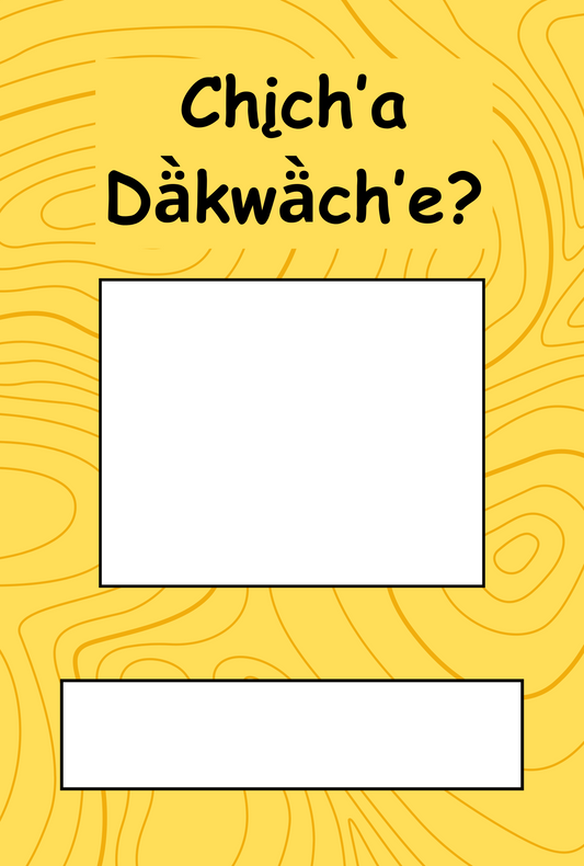 Chįch’a Dä̀kwä̀ch’e? Digital Poster Bundle Dän K’e 27x40